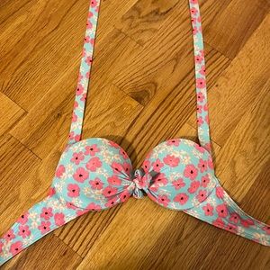 H&M push up swim bikini top floral